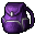 Purple Leather Backpack